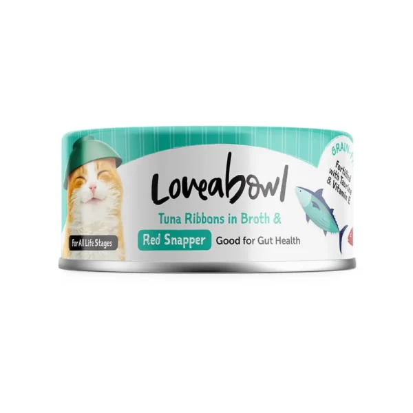 [Tuna Red Snapper] Loveabowl In Broth Cat Wet Food 70g