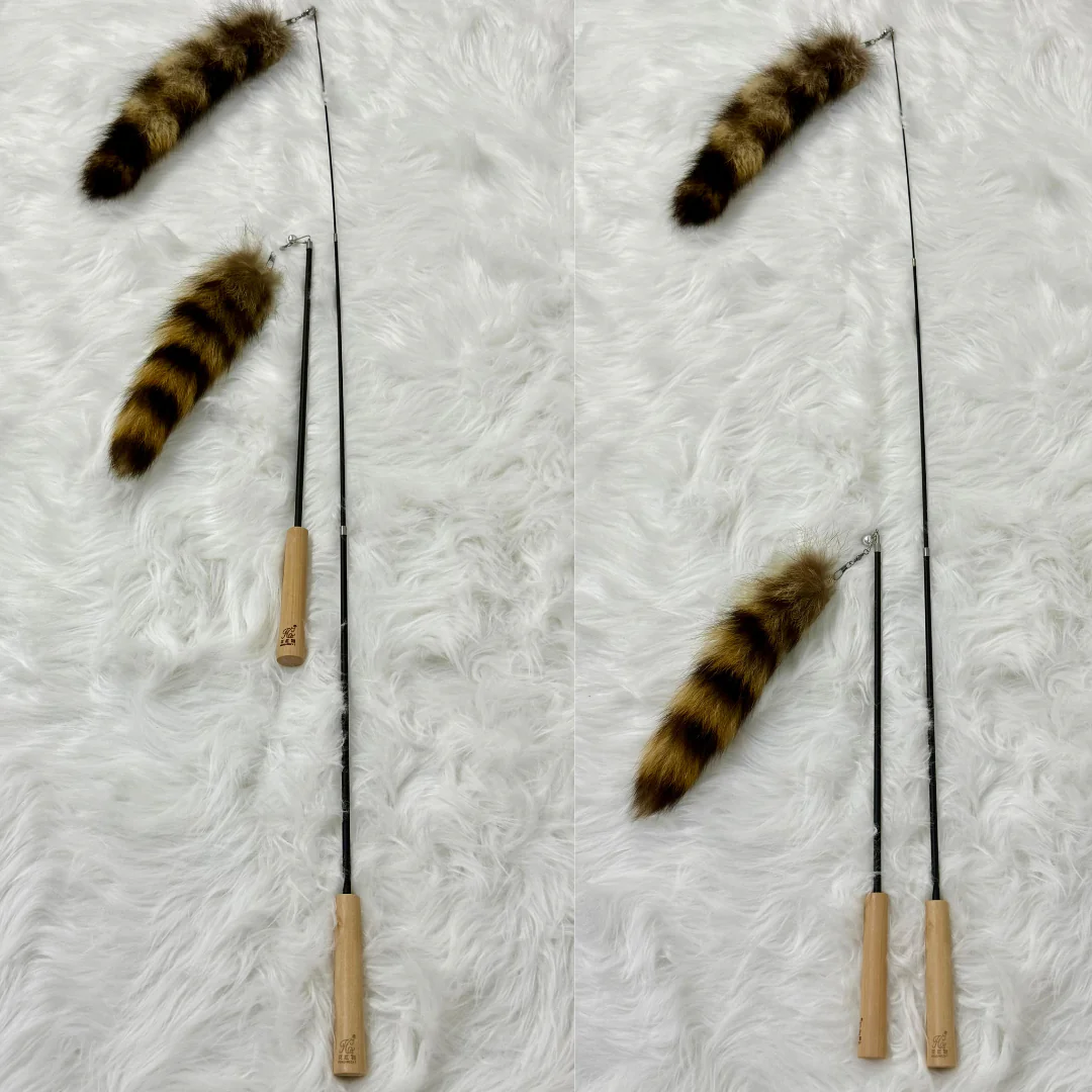 PRODUCT (NEKO.SG) (91) Adjustable Cat Teaser 85cm - 150cm - Image 1