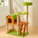 [123CM Purr & Play Cottage] Solid Wood Cat Condo