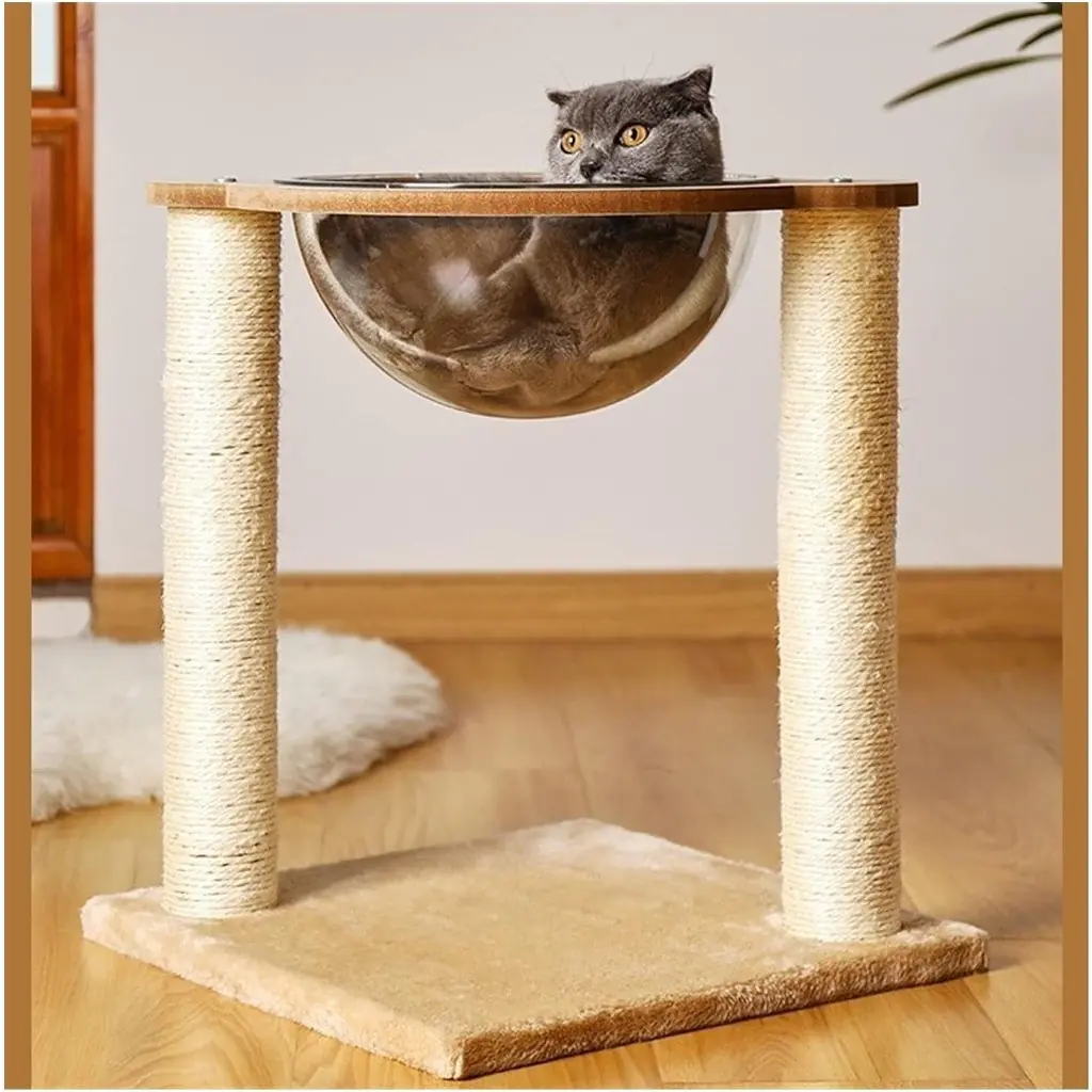 sg-11134201-7rcef-lso8sv5l9cfna8 48CM Cat Climbing Frame Space Capsule - Image 1